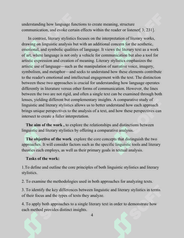 LINGUISTIC STYLISTICS AND LITERARY STYLISTICS: A COMPARATIVA STUDY 4