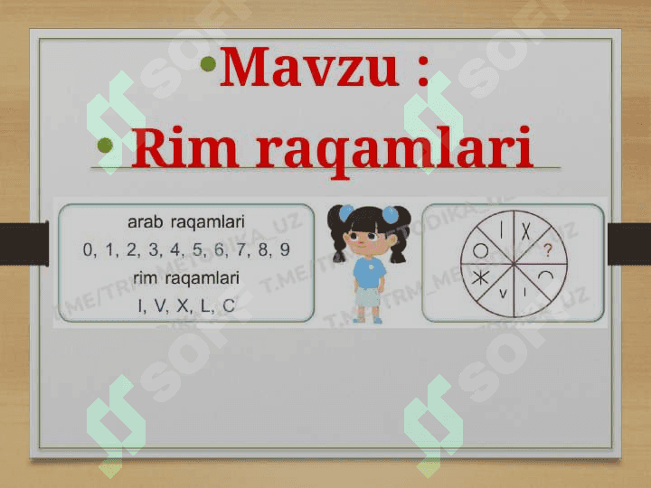 Rim raqamlari 2