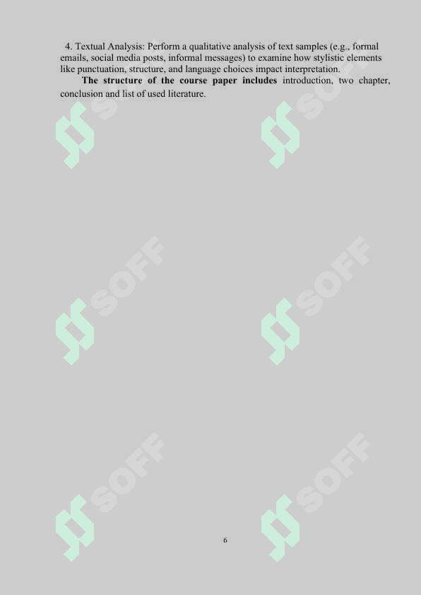 THE PRAGMATICS OF STYLE 6