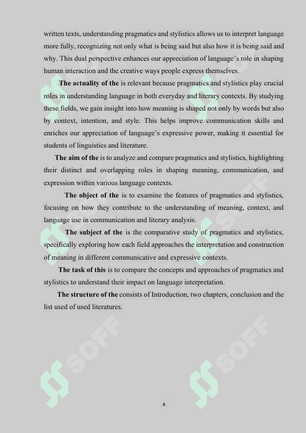 PRAGMATICS AND STYLISTICS 4