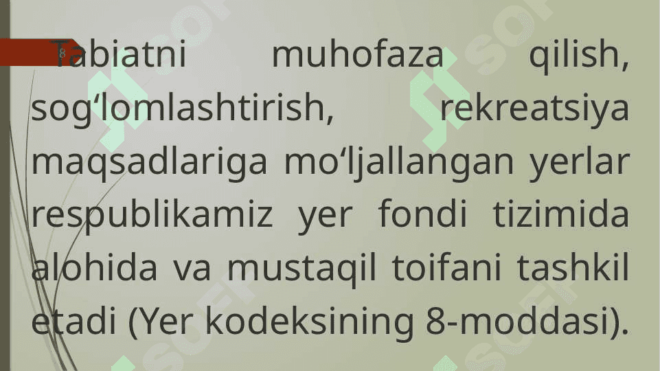 Alohida muhofaza etiladigan hududlar 8