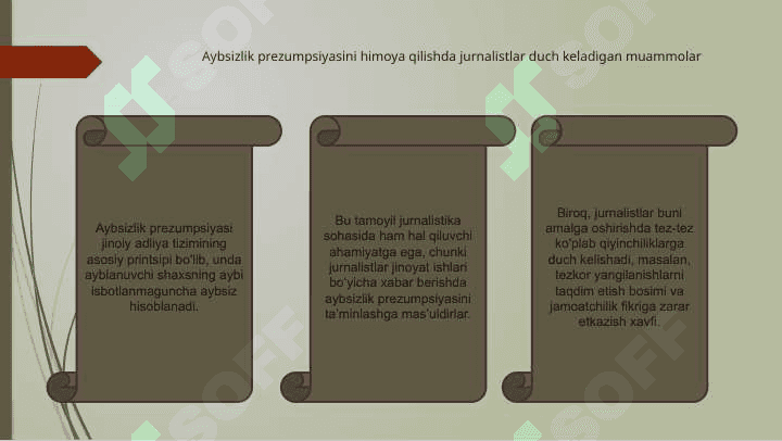 Aybsizlik Prezumpsiyasi Huquqning Asosiy Printsipi 5