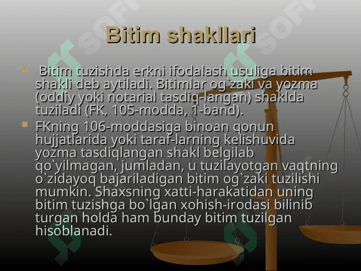 Bitimlar 4