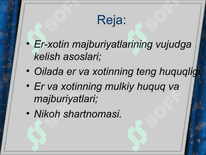 Er-xotinning mulkiy huquqi 2