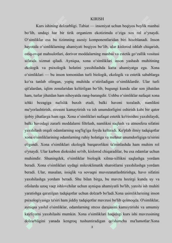 XONA O’SIMLIKLARI VA ULARNING KELIB CHIQISHI 3