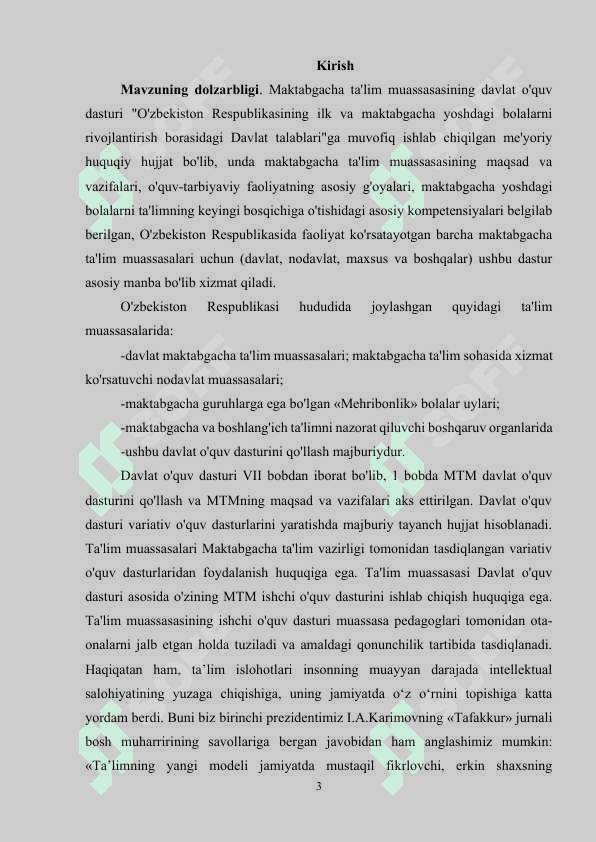 Maktabgacha ta'limni rivojlantirish va moliyaviy ta'minlash 3