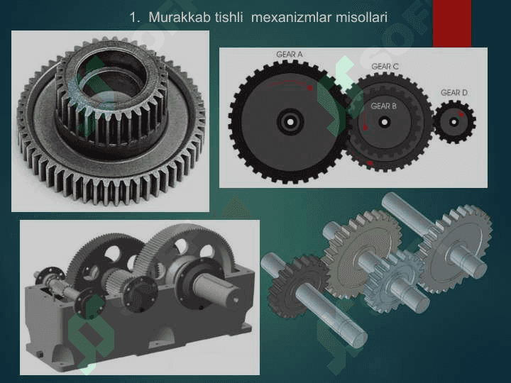 Murakkab tishli  mexanizmlar 2