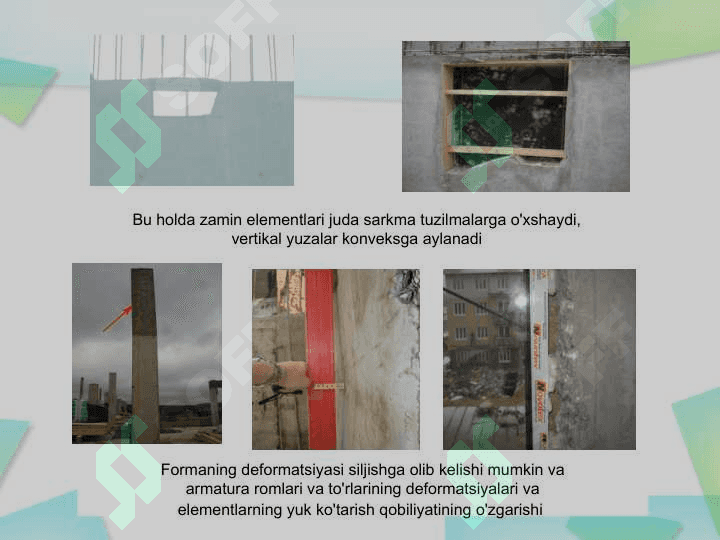 Foydalanilayotga temir beton  holatini texnik baxolash 5