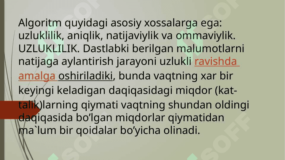 Algoritmni tasvirlash usullari 2