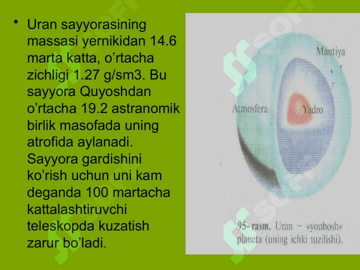 Uran sayyorasining kashf etilish tarixi. 4