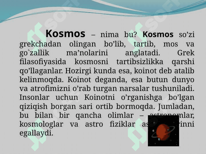 Quyosh sistemasi 6