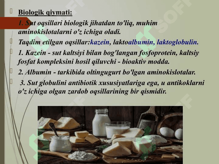 Sut va sut mahsulotlari 3