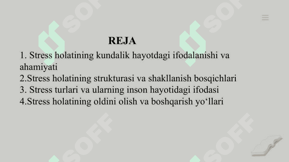 Stress  tushuncha  struktura  turlari slayd 2