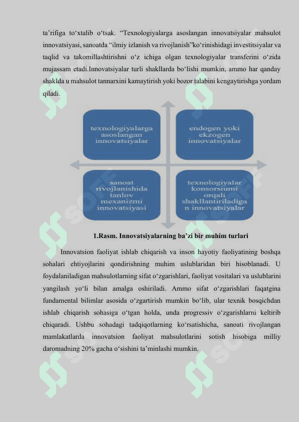 Sanoat korxonalarining innovasion faoliyati  samaradorligi 6