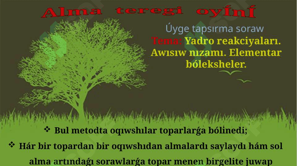 Atom energetikasınıń fizikalıq tiykarları. Yadro energiyasınan paydalanǵanda qáwipsizlik ilajları 3