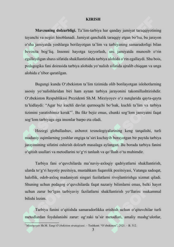 Tarbiya fanini o'qitish metodlari 3
