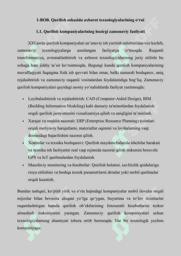 Qurilish kompaniyasi mobil ilovasini ishlab chiqish. 5