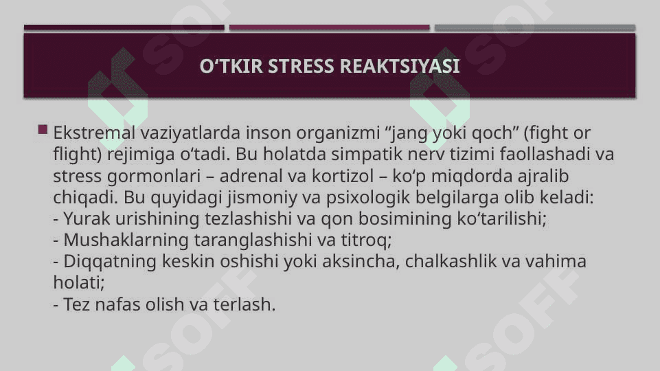 Ekstremal vaziyatlarning insonga taʼsiri 5