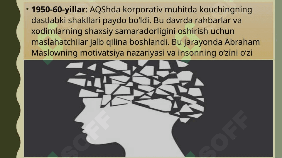 kouching mijoz bilan ishlashning yangi formati sifatida rivojlanish tarixi 7