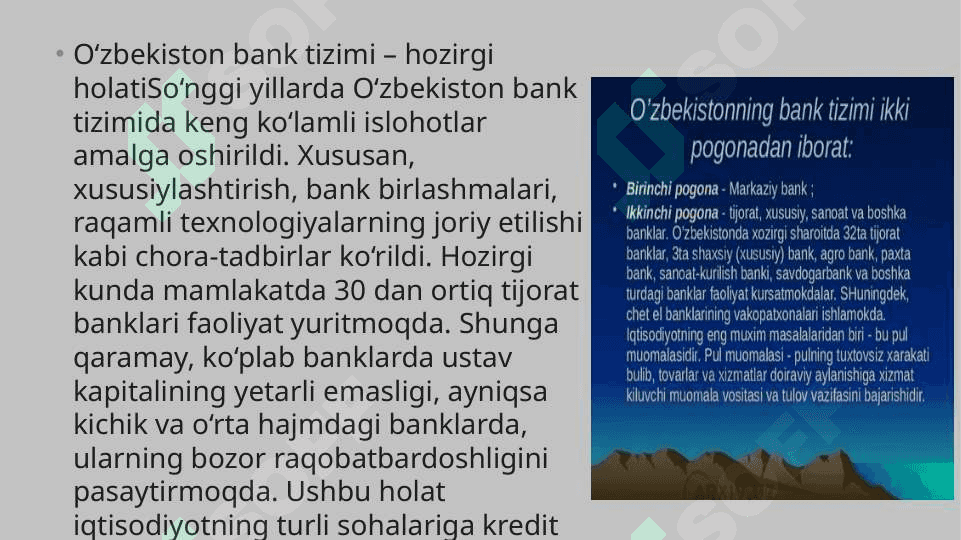 O‘zbekiston Respublikasida banklar ustav kapitalini oshirish muammolari va ularni bartaraf etish bo‘yicha ilmiy takliflar 5