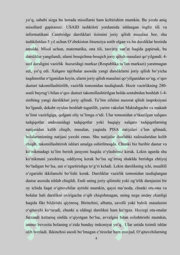 Umum  ta’lim  maktablarida  tarbiya  fani  darslikarining yaratilishi 6