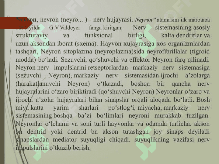 NEYRON TURLARI 3