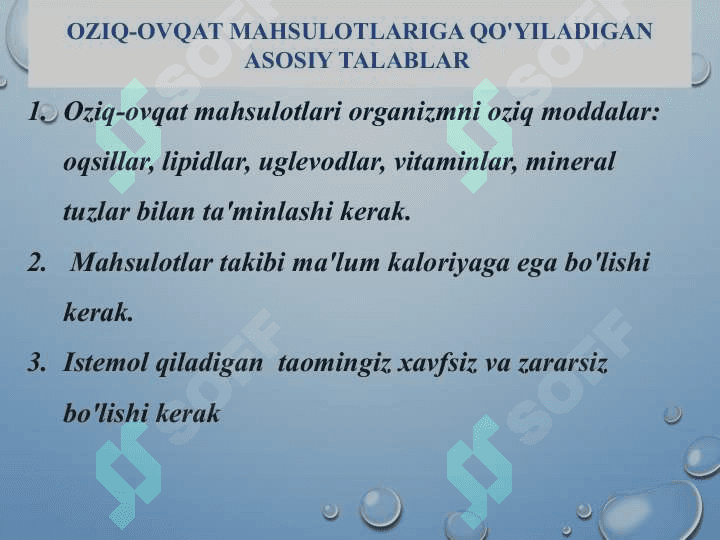 QIYMATNI OSHIRUVCHI MODDALAR 2