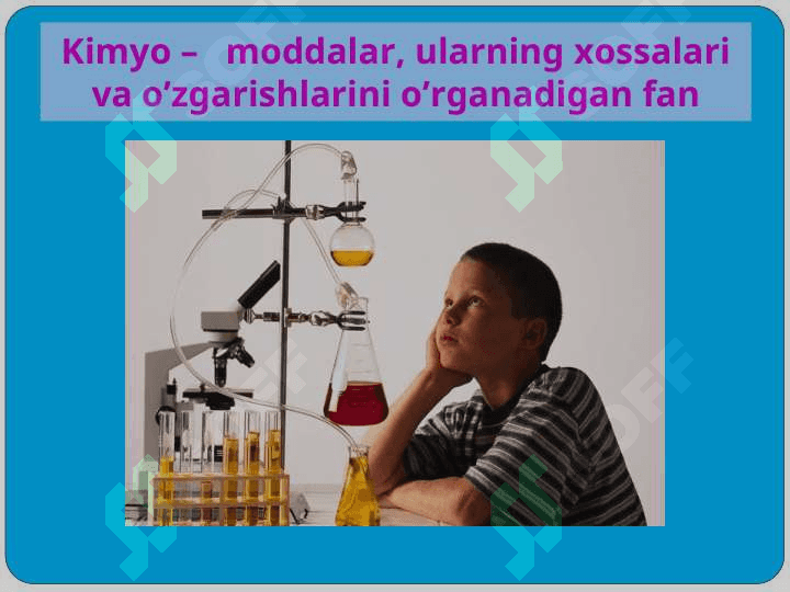 Dastlabki kimyoviy tushunchalar va fanning rivojlanish tarixi 7