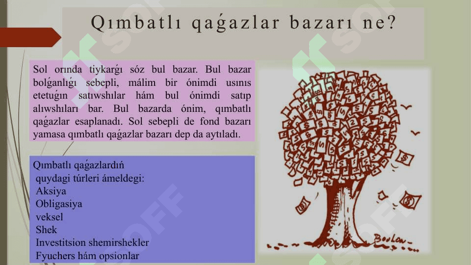 Qımbatlı qaǵazlar bazarı 3