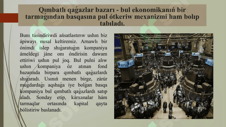 Qımbatlı qaǵazlar bazarı 4