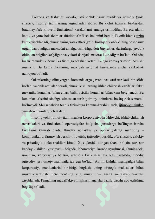 Tashkilot xodimlarini boshqarish.docx kurs ishi 5