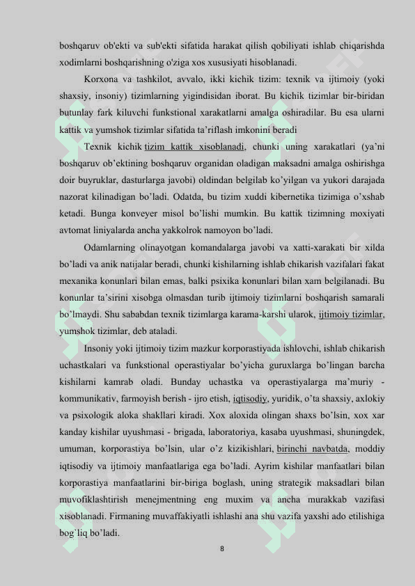 Tashkilot xodimlarini boshqarish.docx kurs ishi 8