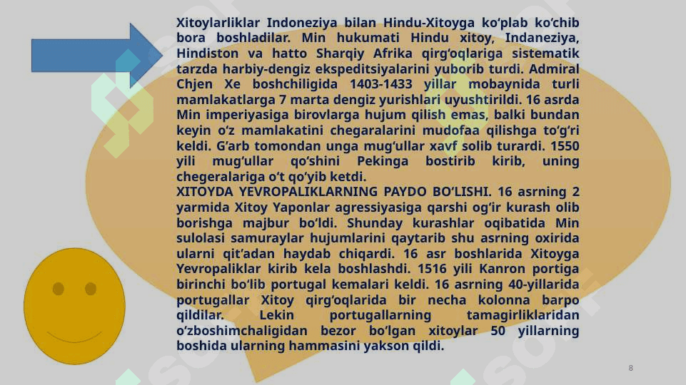 IX - XV ASRLARDA JANUBI-SHARQIY OSIYO 8