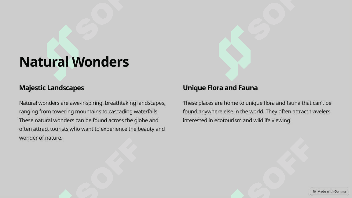 Tourism Resource Places: A Guide to the World's Wonders 2