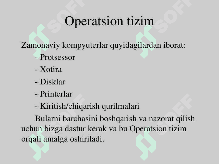 Operatsion tizim 2