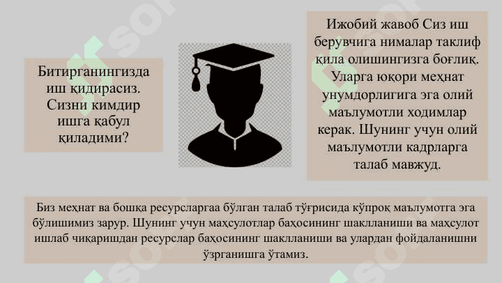 Бозорда даромадлар қандай тақсимланади 2