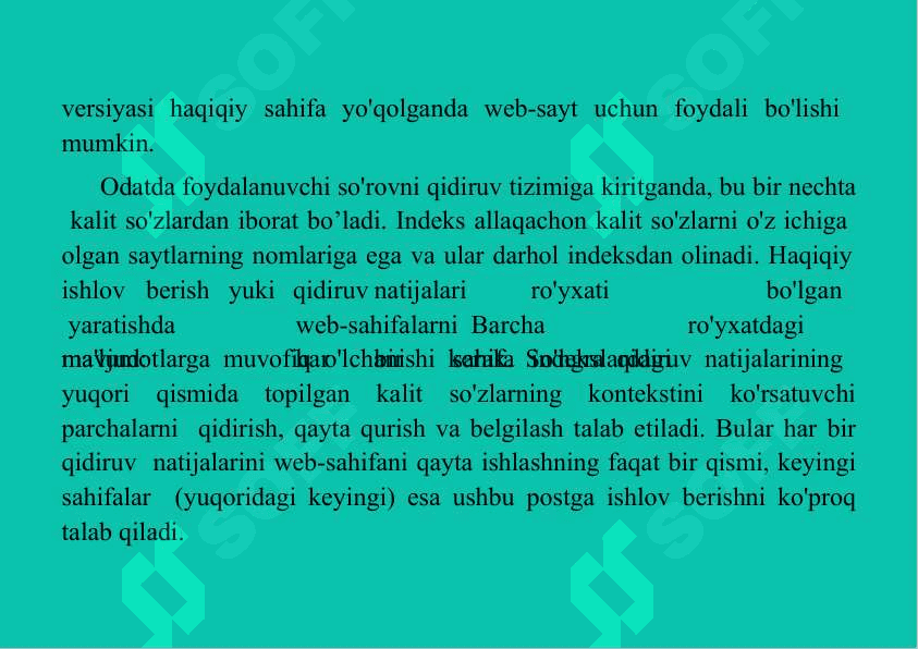 Qidiruv tizimlari va ulardan foydalanish 6