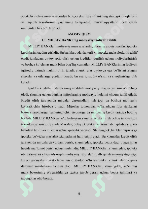 MILLIY BANK 5
