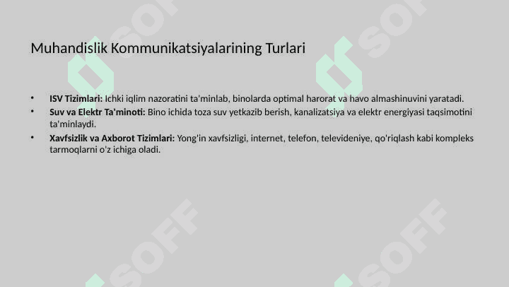 Bim texnologiyalari asosida muxandislik kamunimatsiyalarini loyihalash 8