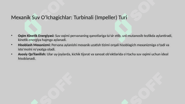 Suv oʻlchagich asboblari 8