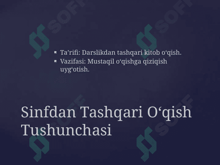 Savod o‘rgatish davrida sinfdan tashqari o‘qishni tashkil etish 3