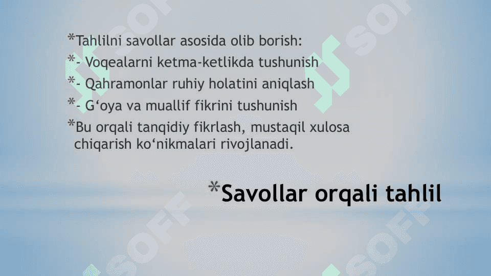 Boshlang‘ich sinfda hikoya ustida ishlash metodikasi 6