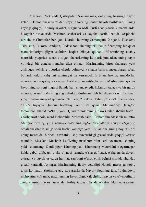 MASHRAB LIRIKASIDA IJTIMOIY NOROZILIK MOTIVLARI 5