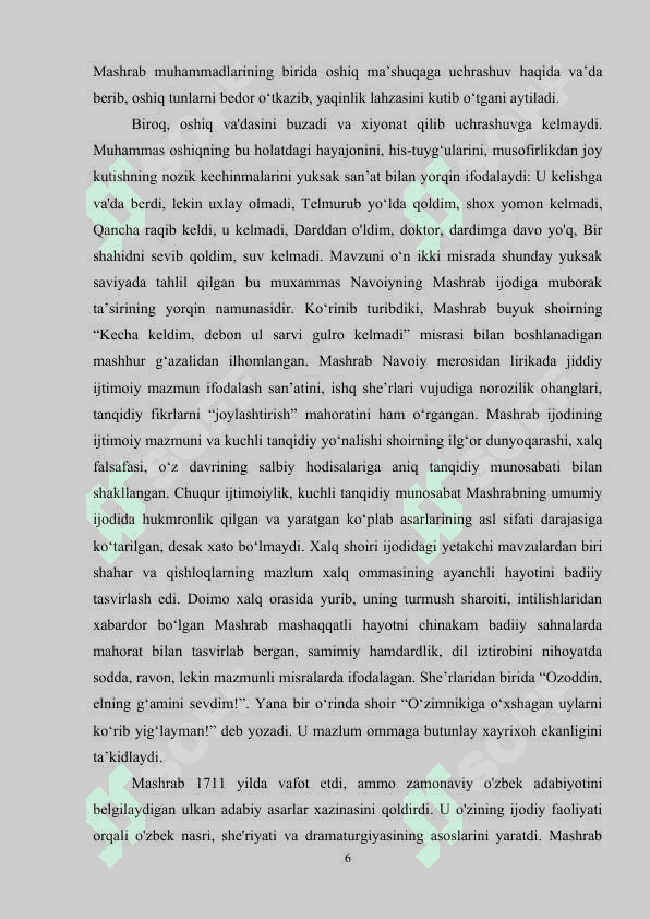 MASHRAB LIRIKASIDA IJTIMOIY NOROZILIK MOTIVLARI 6