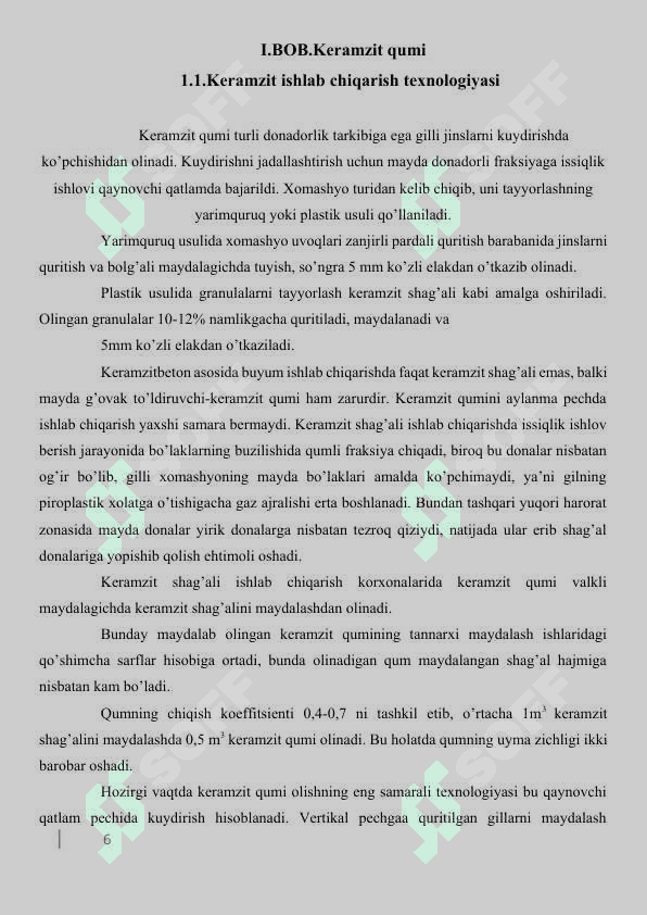 Quruq usulda keramzet qumini ishlab chiqarish 6
