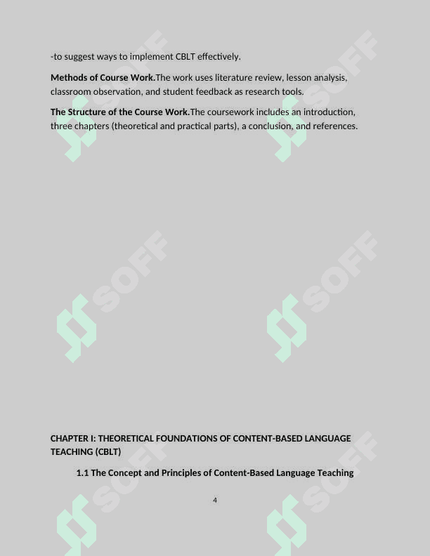 CONTENT BASED LANGUAGE TEACHING AND ITS USE IN MIDDLE SCHOOL 5