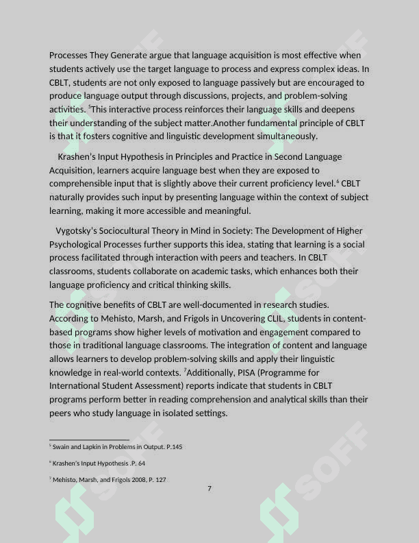 CONTENT BASED LANGUAGE TEACHING AND ITS USE IN MIDDLE SCHOOL 8