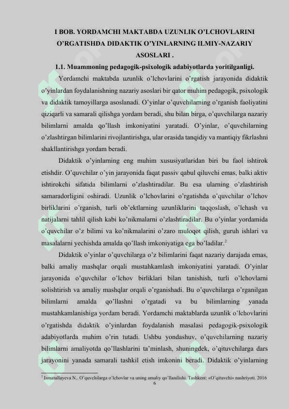 Yordamchi maktabda uzunlik o’lchovlarini o’rgatishda didaktik o’yinlardan foydalanish 6