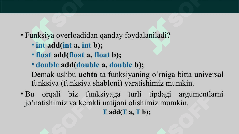 Shablonlar bilan ishlash 5