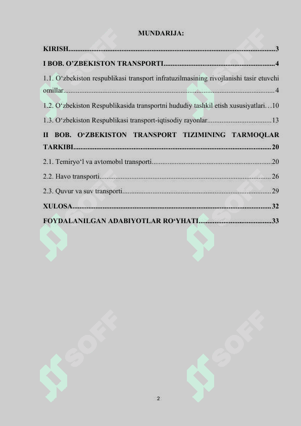Transport geografiyasi 2